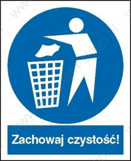EG-tablice „Zachowaj czystość