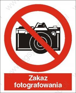 EG-tablice „Zakaz fotografowania