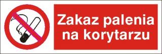 EG-tablice „Zakaz palenia na korytarzu#8221;