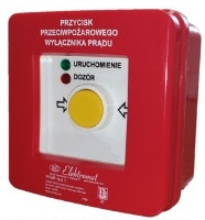 Przycisk przeciwpożarowego wyłącznika prądu PPWP