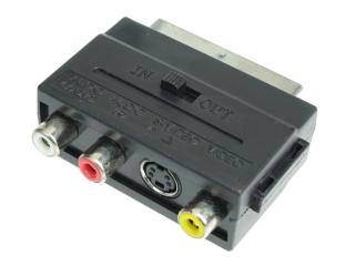 Adapter przejście EURO/SVHS - 3xRCA in-out