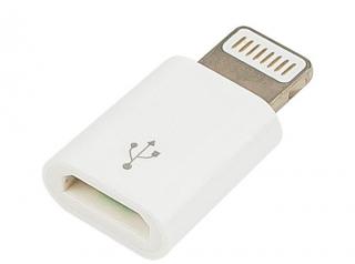 Adapter wtyk IPHONE - gniazdo micro USB