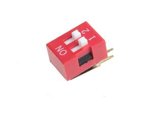 DIP Switch RoHS X 2 kątowy