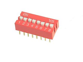 DIP Switch RoHS X 8 - (1 szt)---- /110