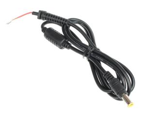 Kabel zasilacza DC  z wtykiem 6,5/4,4mm długość 1,2m