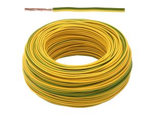 Przewód LgY 1x1,5mm (H07V-K)   żółto-zielony