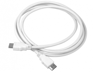 Przyłącze kabel HDMI-HDMI Cu biały (1,5m)