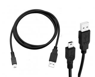 Przyłącze kabel miniUSB - USB  1,5m