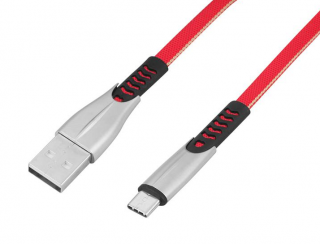 Przyłącze kabel USB - USB typ C USB-C QUICK CHARGE 2,4A (1m)