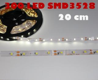 Taśma LED 3528 -300 biała zimna   (20cm)