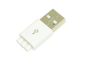 USB typ A wtyk na kabel  z osłoną -potrójne wyjście (2 szt)