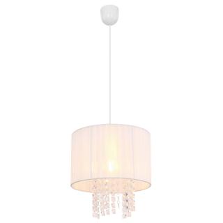 Globo PYRA 15098 lampa wisząca biała jasny 1xE27 60W 30cm WM