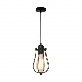 Zuma Line P14030C HORTA lampa wisząca czarny 1xE27 60W 11cm WM