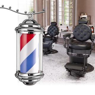 Barber pole słupek plafon barberski barber z lampą 48cm