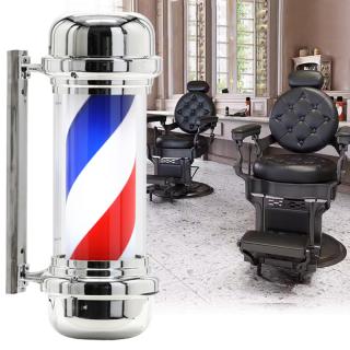 Barber pole słupek plafon barberski barber z lampą 66cm