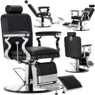 Fotel fryzjerski barberski hydrauliczny do salonu fryzjerskiego barber shop Alexander Barberking produkt złożony