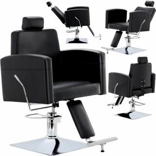 Fotel fryzjerski barberski hydrauliczny do salonu fryzjerskiego barber shop Leonid Barberking w 24H