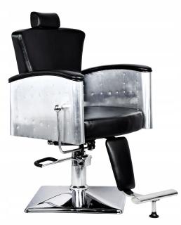 Fotel fryzjerski barberski hydrauliczny do salonu fryzjerskiego barber shop Modern Barberking w 24H produkt złożony