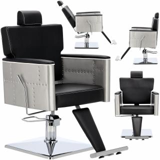 Fotel fryzjerski barberski hydrauliczny do salonu fryzjerskiego barber shop Modus Barberking w 24H produkt złożony