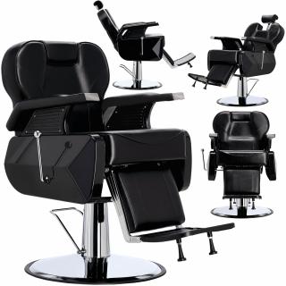 Fotel fryzjerski barberski hydrauliczny do salonu fryzjerskiego barber shop Richard Barberking w 24H produkt złożony
