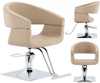Fotel fryzjerski Coco hydrauliczny obrotowy do salonu fryzjerskiego podnóżek krzesło fryzjerskie produkt złożony