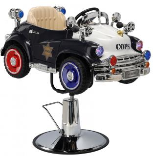 Fotel fryzjerski dziecięcy samochodzik CAR-5204-C hydrauliczny obrotowy do salonu fryzjerskiego krzesło fryzjerskie