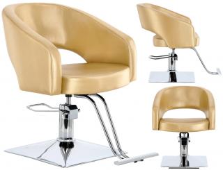 Fotel fryzjerski Greta hydrauliczny obrotowy do salonu fryzjerskiego podnóżek krzesło fryzjerskie produkt złożony