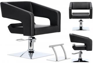 Fotel fryzjerski Hana hydrauliczny obrotowy do salonu fryzjerskiego podnóżek krzesło fryzjerskie produkt złożony