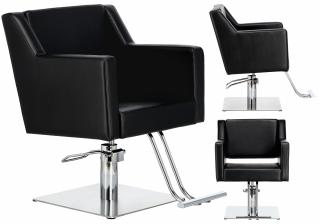 Fotel fryzjerski hydrauliczny obrotowy z podnóżkiem do salonu fryzjerskiego krzesło fryzjerskie Tina