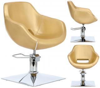 Fotel fryzjerski Laura hydrauliczny obrotowy do salonu fryzjerskiego krzesło fryzjerskie produkt złożony