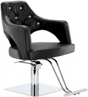 Fotel fryzjerski Leia hydrauliczny obrotowy do salonu fryzjerskiego podnóżek krzesło fryzjerskie produkt złożony