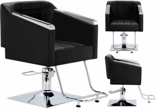 Fotel fryzjerski Pikos hydrauliczny obrotowy do salonu fryzjerskiego podnóżek krzesło fryzjerskie produkt złożony