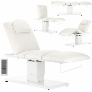 Fotel kosmetyczny elektryczny łóżko do salonu kosmetycznego pedicure leżanka rehabilitacyjna regulacja 3 siłowniki Max
