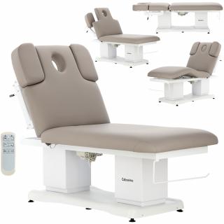 Fotel kosmetyczny elektryczny łóżko do salonu kosmetycznego pedicure leżanka rehabilitacyjna regulacja 6 siłowników Ian