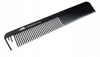 Grzebień fryzjerski włosów prosty karbon 8180