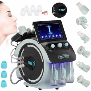 Hydradermabrazja oczyszczanie wodorowe infuzja tlenowa hydrogen peeling kawitacyjny kombajn 5w1 + VIDEO