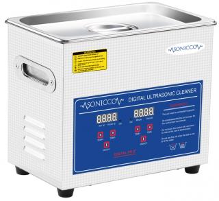Myjka wanna ultradźwiękowa 3,2l sterylizator kosmetyczny mycia części Sonicco ULTRA-020S