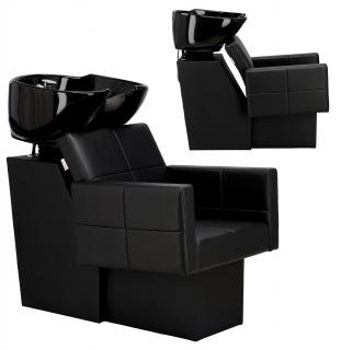 Myjnia myjka fryzjerska barberska Amsterdam do salonu fryzjerskiego barberskiego ruchoma ceramiczna misa armatura bateria słuchawka