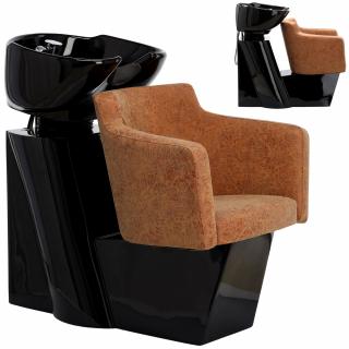 Myjnia myjka fryzjerska barberska do salonu fryzjerskiego barberskiego Cuba misa ceramiczna armatura bateria słuchawka