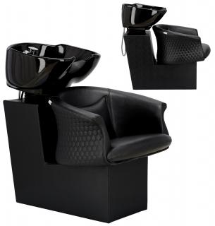 Myjnia myjka fryzjerska barberska do salonu fryzjerskiego barberskiego Rimini ruchoma ceramiczna misa armatura bateria słuchawka