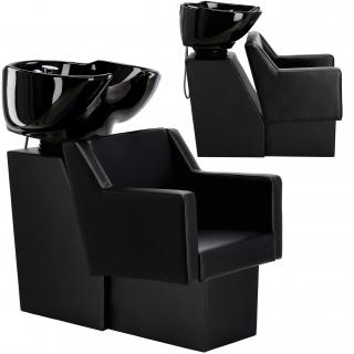Myjnia myjka fryzjerska barberska do salonu fryzjerskiego barberskiego Tina ruchoma ceramiczna misa armatura bateria słuchawka