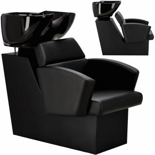 Myjnia myjka fryzjerska barberska Lily do salonu fryzjerskiego barberskiego ruchoma ceramiczna misa armatura bateria słuchawka