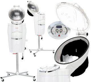 Sauna fryzjerska nawilżacz do salonu Flora White micromist fryzjerski do odbudowy regeneracji i pielęgnacji włosów z funkcją ozonu