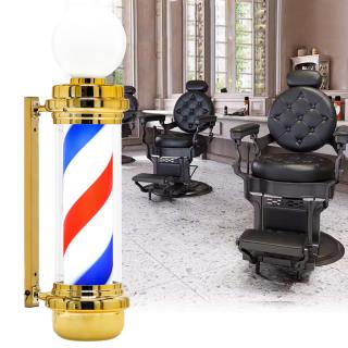 Słupek plafon barberski znak lampa złoty 88cm