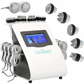 Urządzenie do wyszczuplania odchudzania modelowania sylwetki liposukcja drenaż fale radiowe kawitacja Rf zimny laser lipolaser LED 6w1 PRO