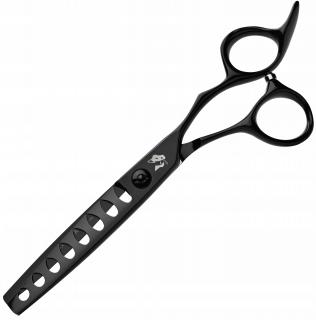 WOLF Degażówki nożyczki praworęczne 6,0 Mystic Rose offset fryzjerskie do strzyżenia włosów do salonu linia Professional