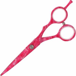 Wolf nożyczki praworęczne 5,5 Pink Rose offset fryzjerskie do strzyżenia włosów do salonu linia classic