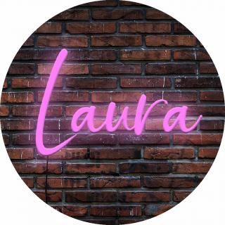 Neon LED z imieniem LAURA