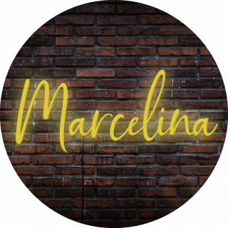 Neon LED z imieniem MARCELINA 100x15 cm