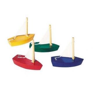 Drewniane mini łódeczki do kąpieli, do wody